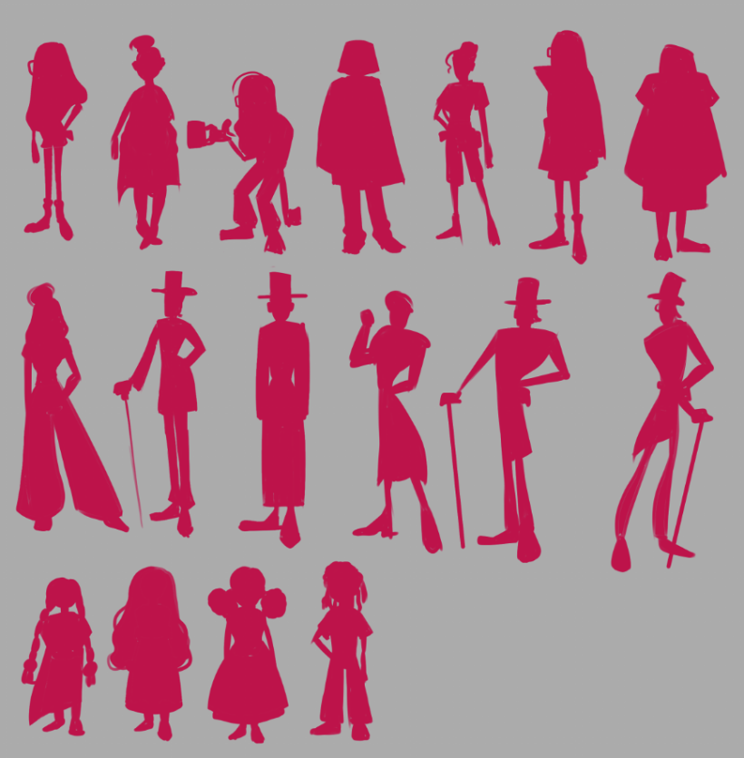 Initial Silhouettes