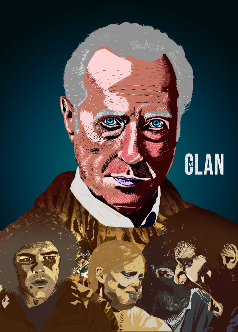 Ilustración basa en la película argentina "El Clan"