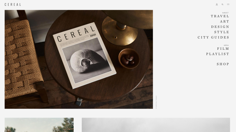 CEREAL es una revista bianual creada en el Reino Unido. 