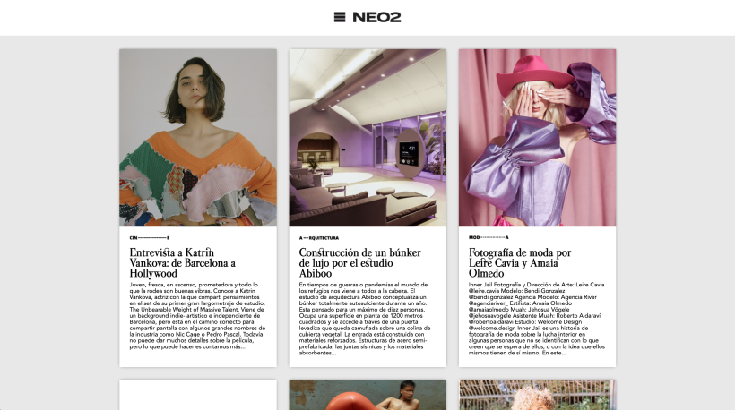 La revista española Neo2 es todo un referente mensual. 