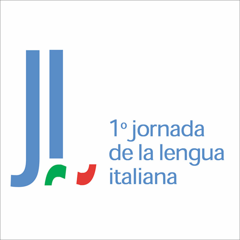 Logotipo para jornada de Lengua italiana