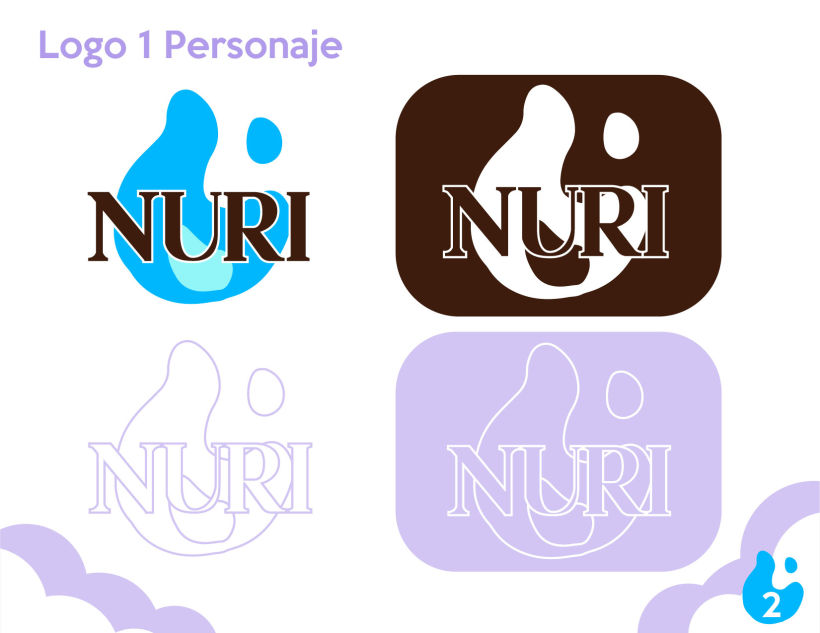 Mi Proyecto del curso "Creación de una marca ilustrada" : NURI 2