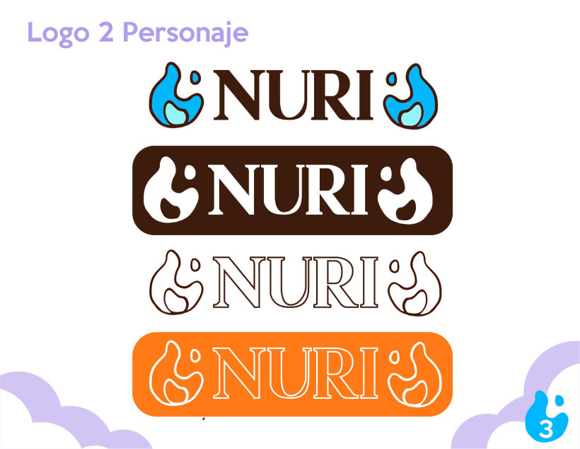 Mi Proyecto del curso "Creación de una marca ilustrada" : NURI 3