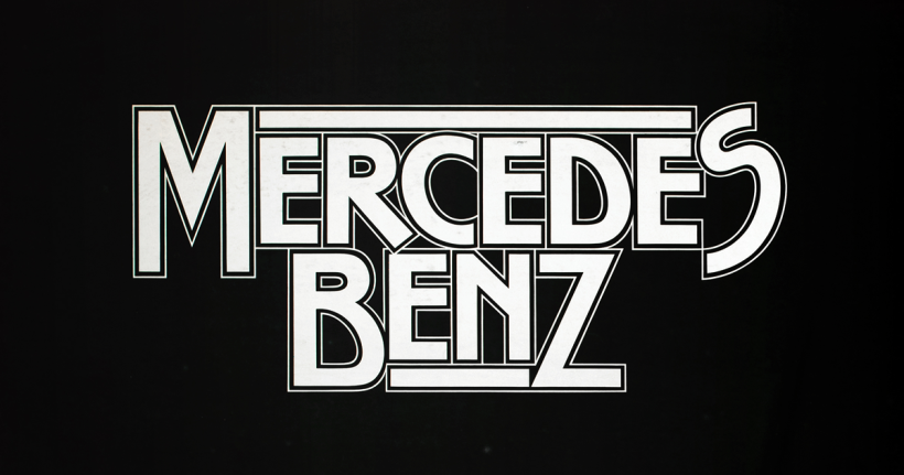 Ed Benguiat. Versão do logotipo da Mercedes Benz. School of Visual Arts Archive