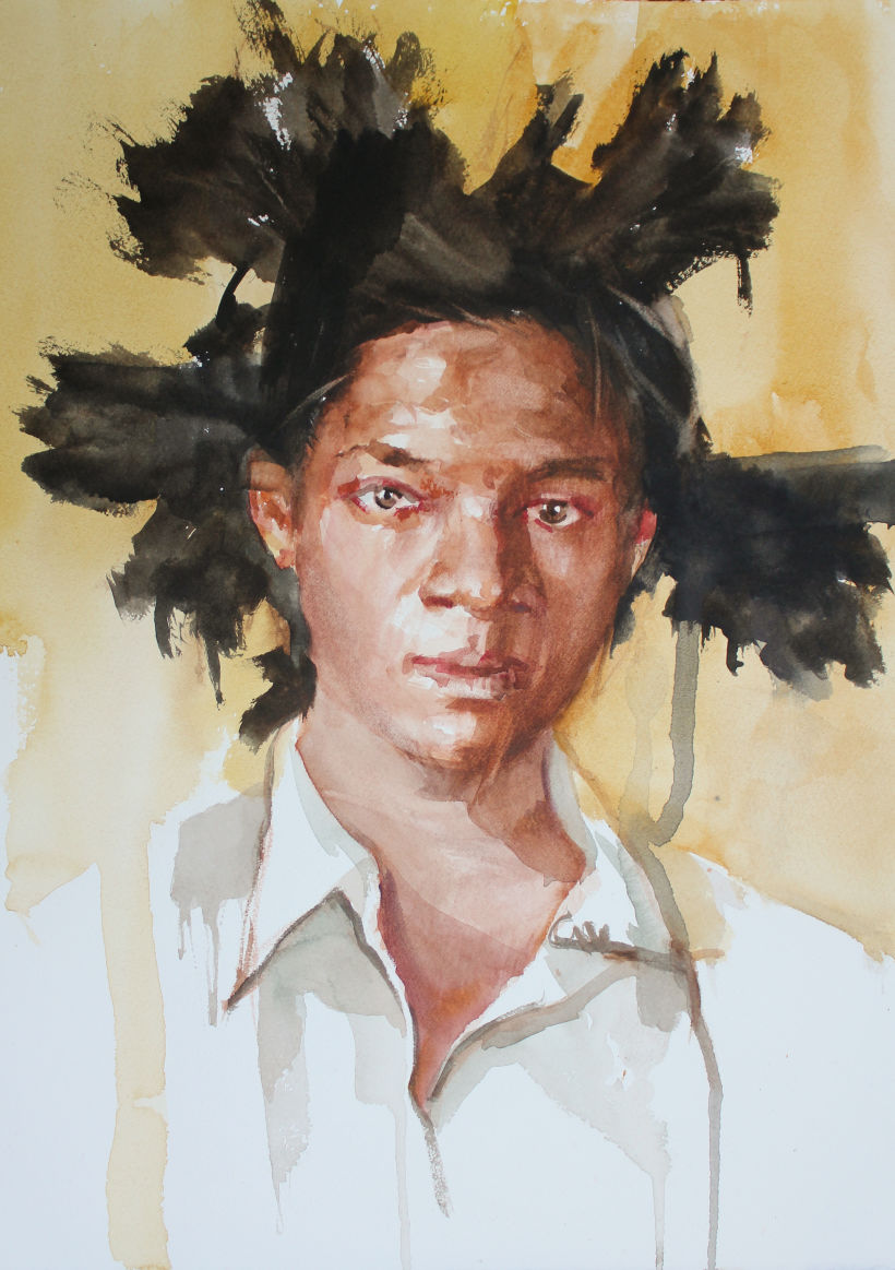 Watercolor portrait, Photo to painting