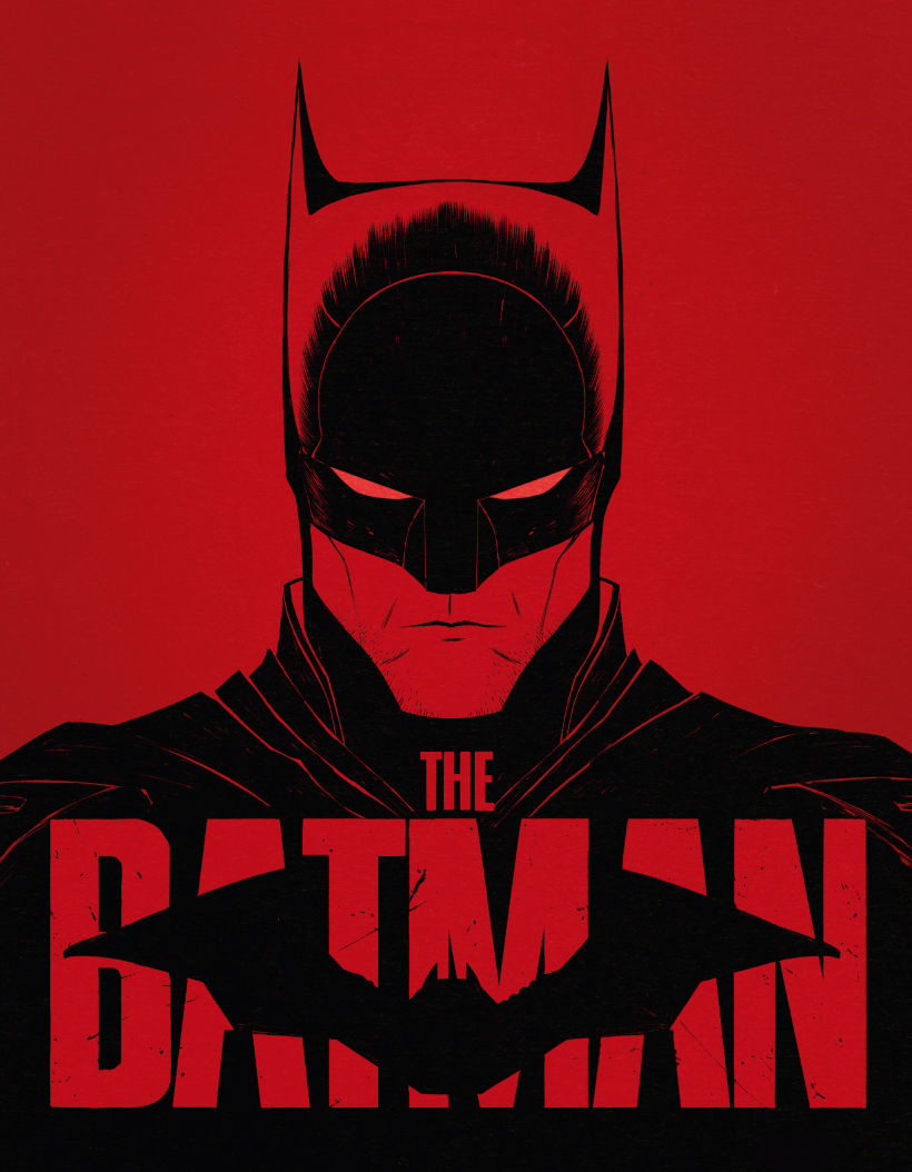 Ilustração da nova adaptação do Batman ao cinema, prevista para estrear em 2021, criada por Thobias Daneluz