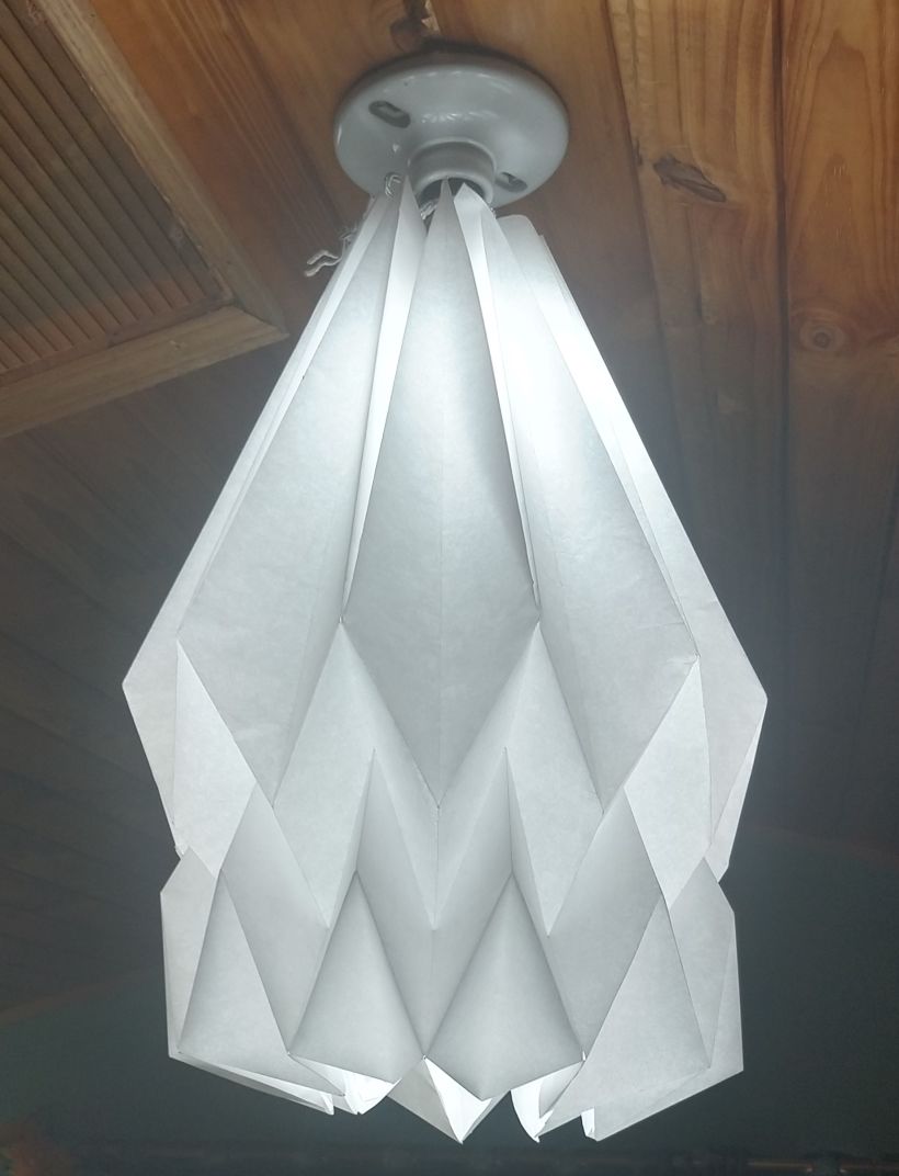Mi Proyecto del curso: Creación de lámparas de Origami con papel 0