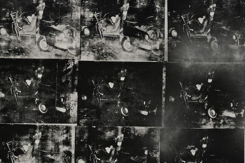 "Silver Car Crash (Double Disaster)", Andy Warhol, 1963.