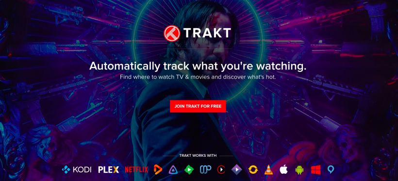 En Trakt puedes llevar un registro automático de lo que ves. 