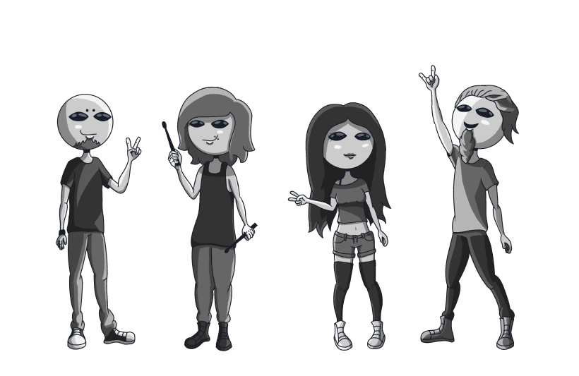 Mi Proyecto del curso: Fábrica de personajes ilustrados 4