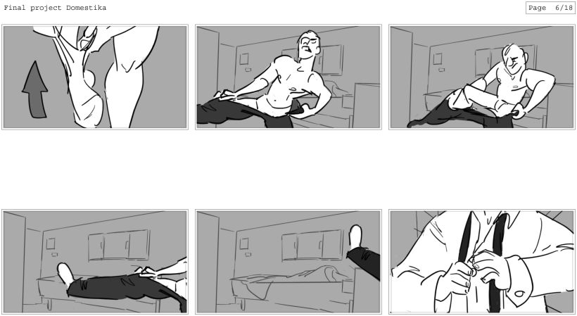 My project in Introduction to Storyboarding course 5