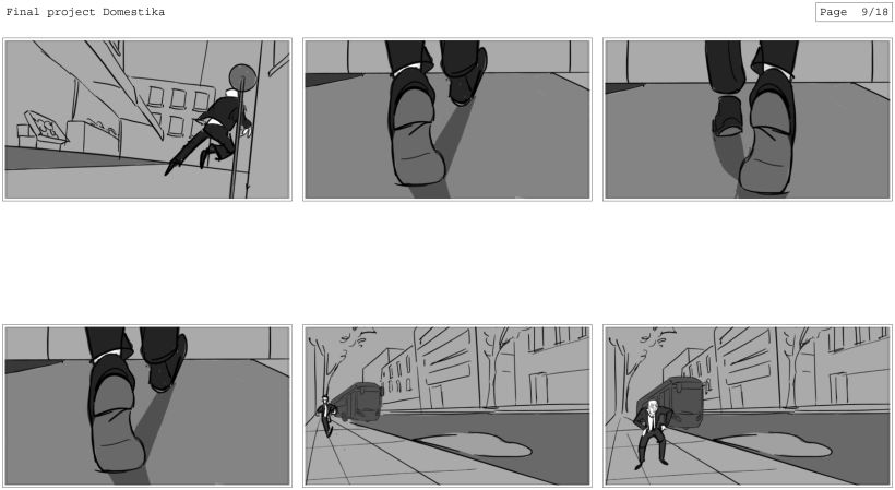 My project in Introduction to Storyboarding course 8