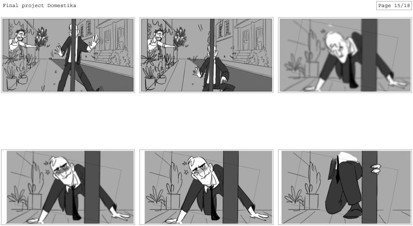 My project in Introduction to Storyboarding course 14