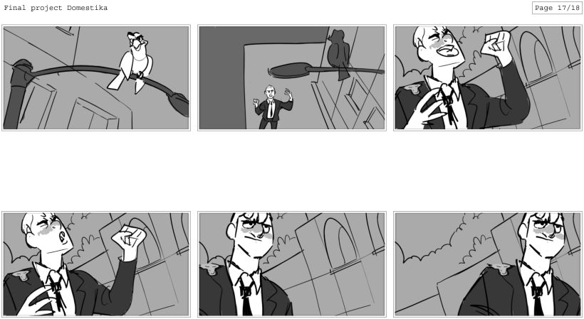 My project in Introduction to Storyboarding course 16