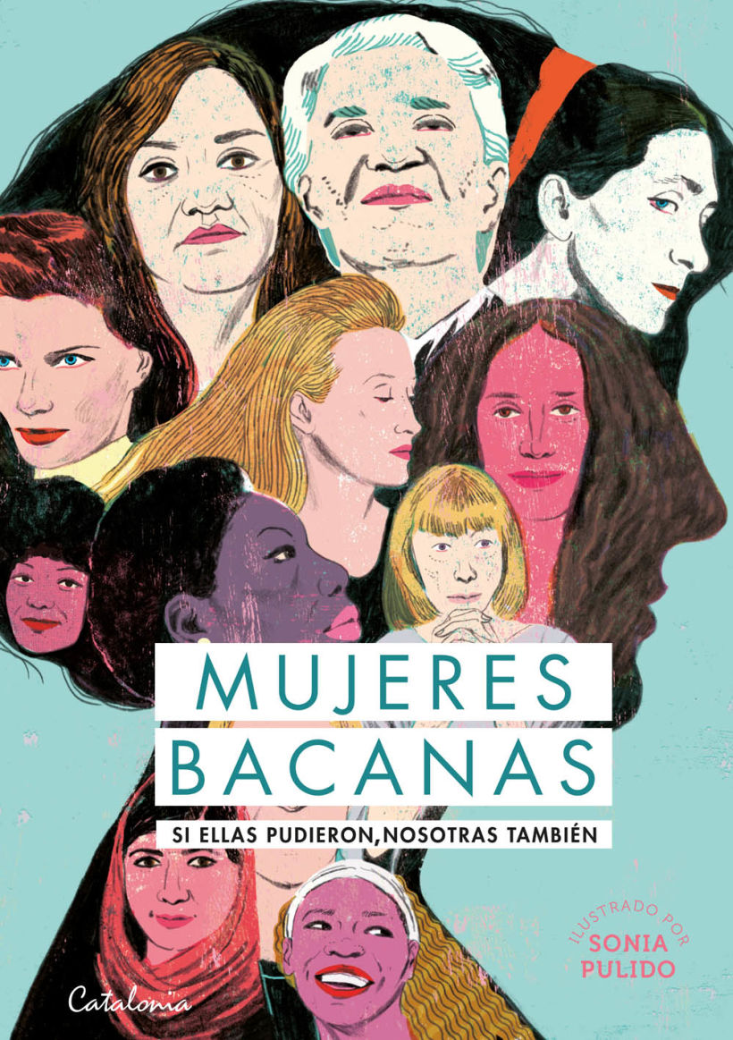 Portada para el libro 'Mujeres Bacanas', editado por Catalonia.