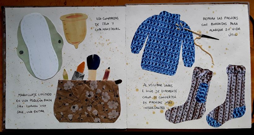 Mi Proyecto del curso: Creación de un scrapbook de ilustración respetuoso con el medio ambiente  2