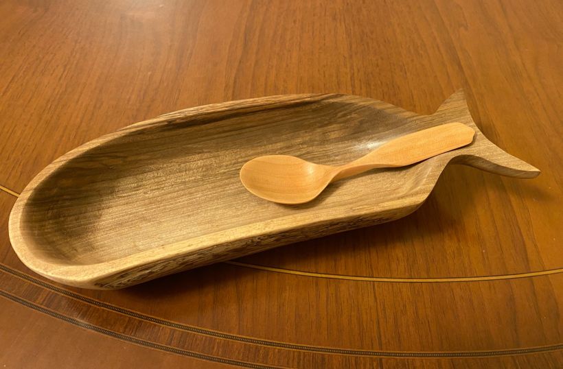 My project in Wooden Spoon Carving course por Oleg Pokusaev.