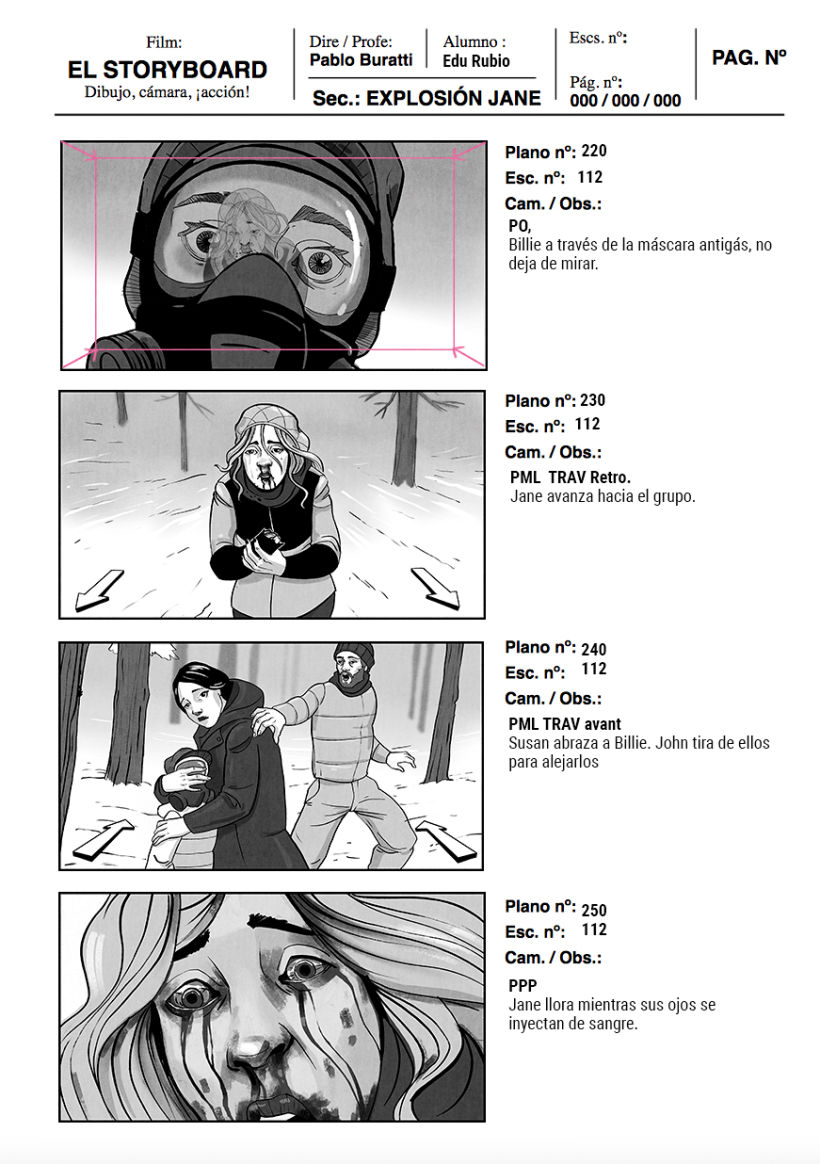 Mi Proyecto del curso: Ilustración de storyboards para cine y publicidad 4