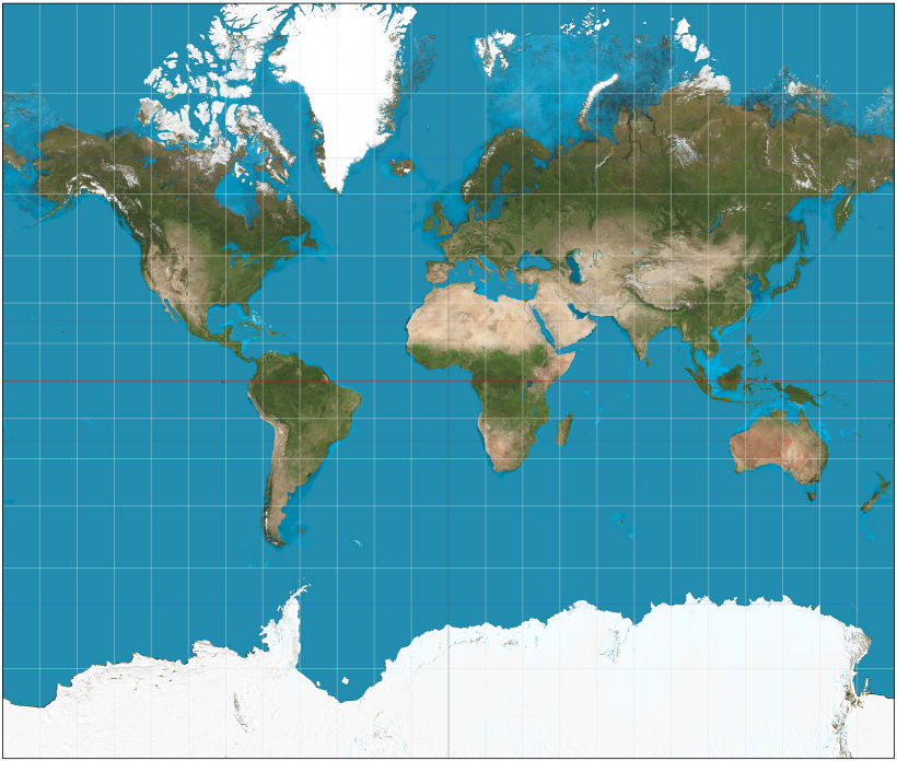 5 mapas y 5 visiones (muy distintas) del mundo