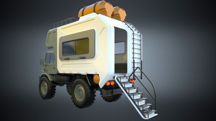 Unimog Camper - concept 4