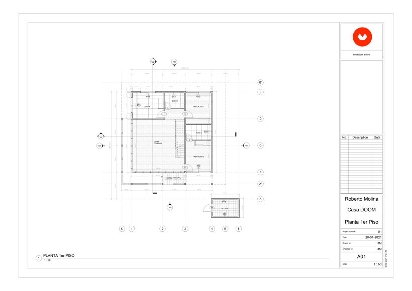 Mi Proyecto del curso: Diseño y modelado arquitectónico 3D con Revit -1