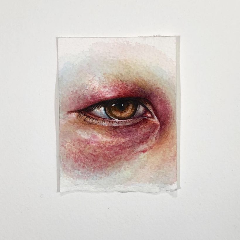 Bruised Eye Triptych 2