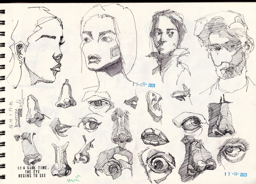 Mi Proyecto del curso: Cuadernos de dibujo: encuentra un lenguaje propio 2