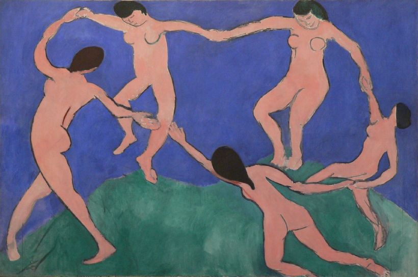 La danza de Henri Matisse, 1909.