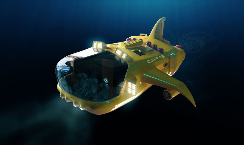 Bastiscafo, mini submarino -1