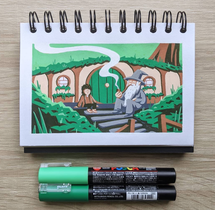 Art Shed Blog Drawing 20 ways to use POSCA paint markers