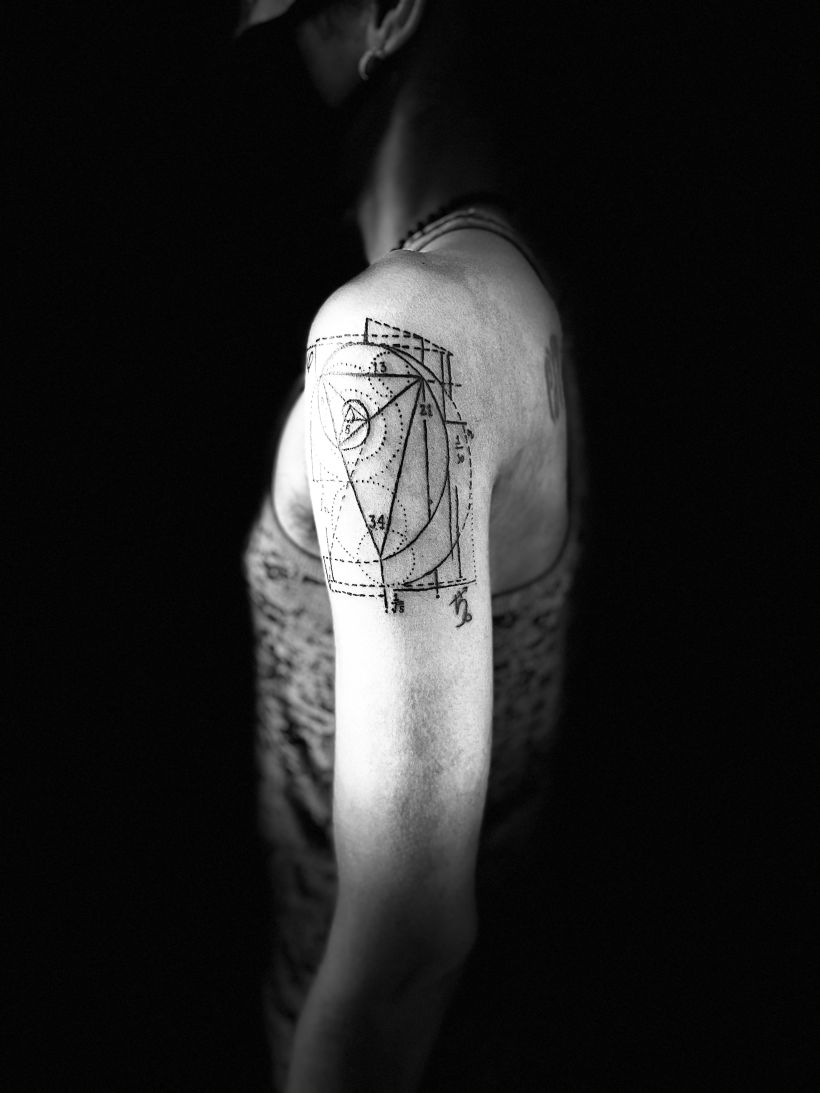Fibonacci Spiral galaxy rib tattoo by Wes Fortier @ Burnin… | Flickr