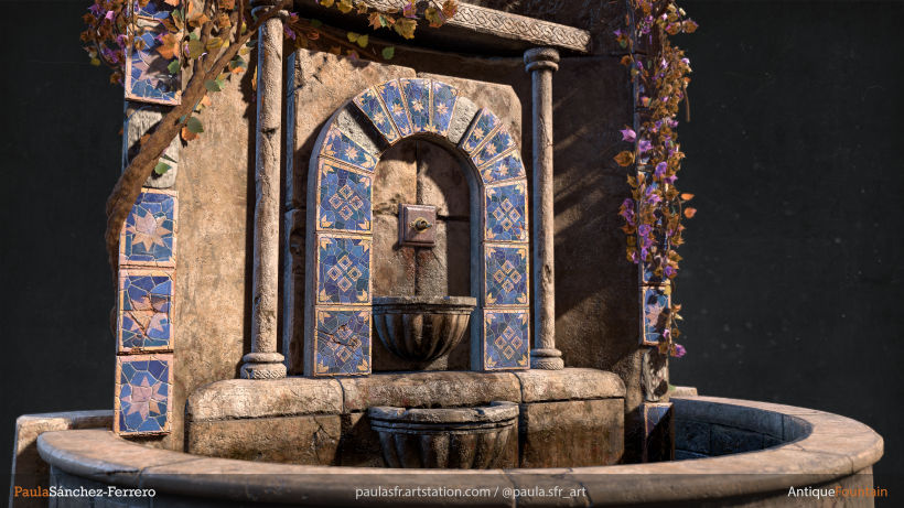 Antique Fountain 3