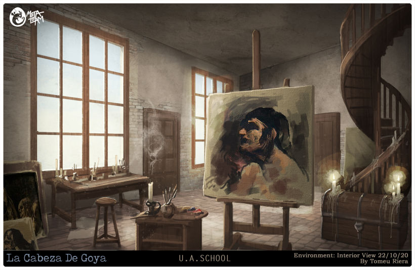 La Cabeza de Goya (video game) - Environments 2