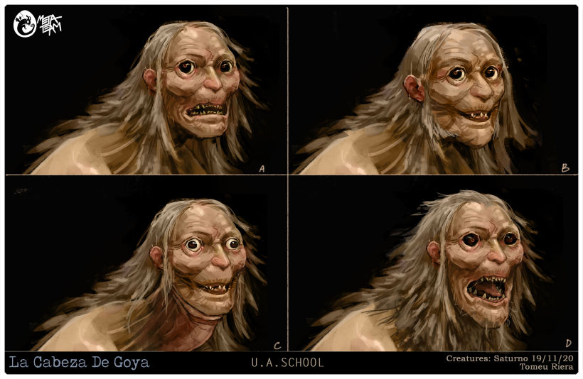  La Cabeza de Goya (video game) - Characters & creatures. -1