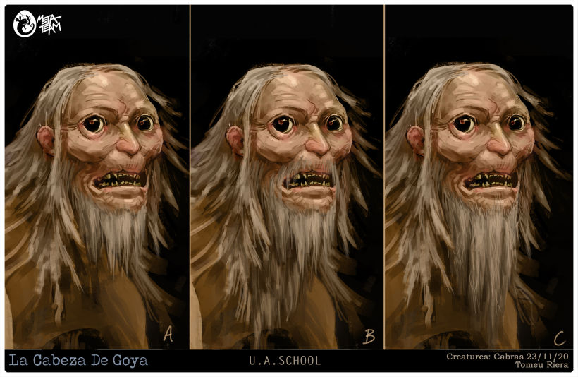  La Cabeza de Goya (video game) - Characters & creatures. 0