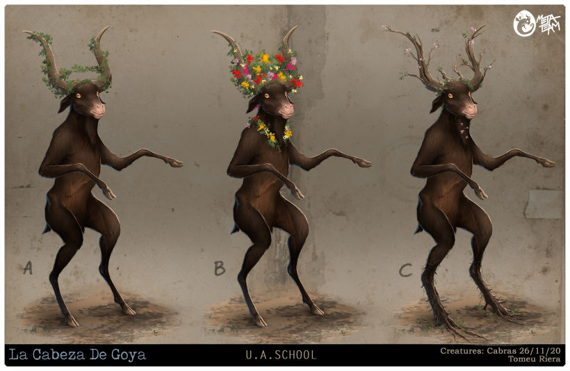  La Cabeza de Goya (video game) - Characters & creatures. 1