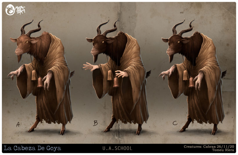  La Cabeza de Goya (video game) - Characters & creatures. 4