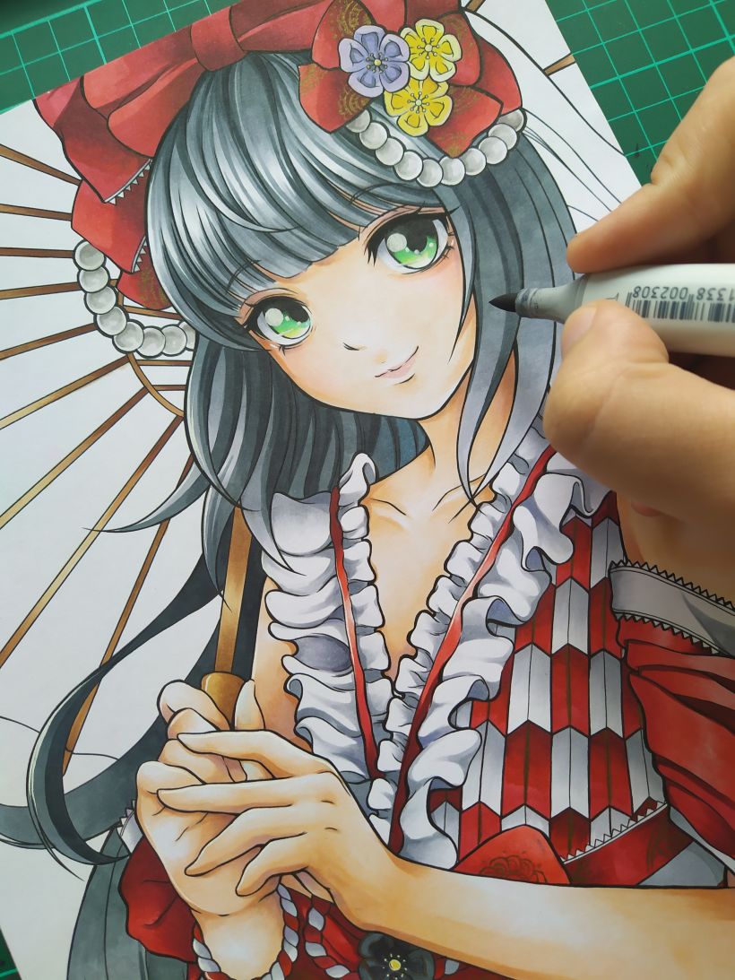Scarlet : Coloring with Markers  3