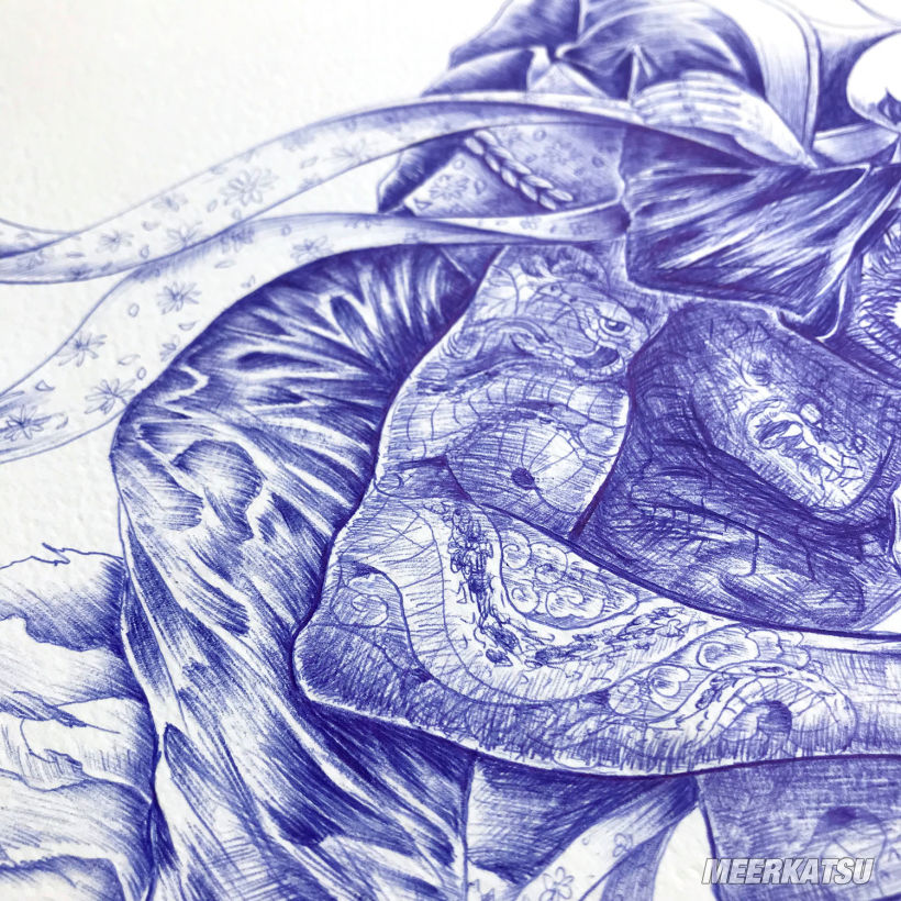 Drawing a parrot with a ballpoint pen. | Ekaterina B | Skillshare