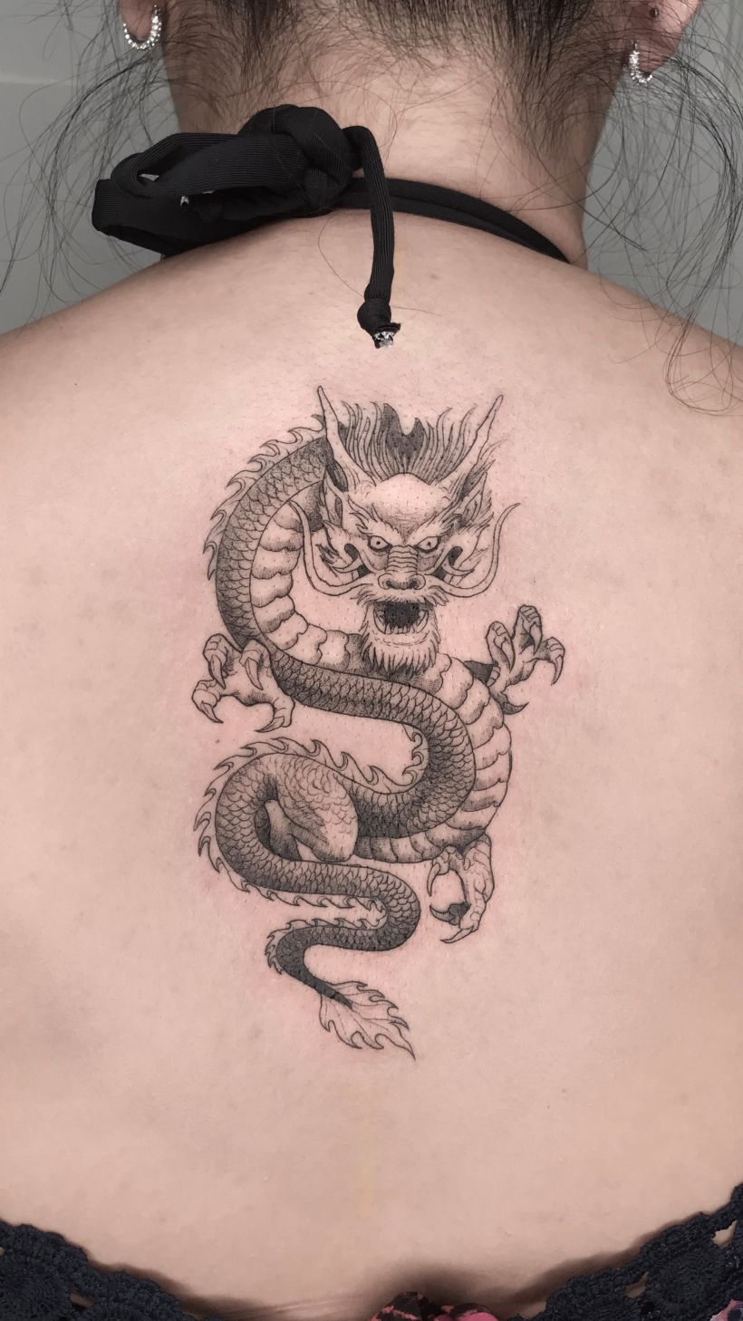 Tatuajes de dragones y serpientes 8
