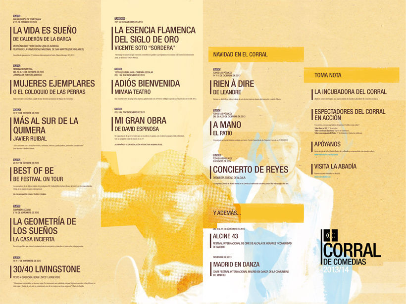 El Corral  Temporada 2013/14 - Sábana Temporada 2