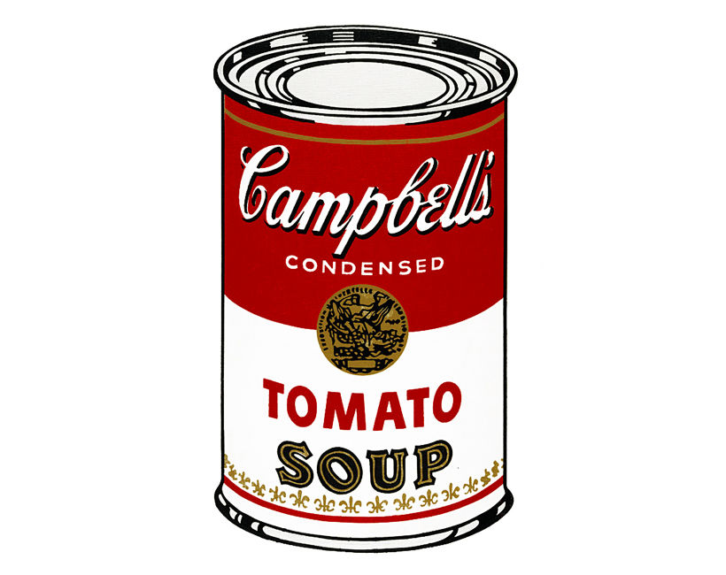 Campbell’s Soup Can (Tomato), 1964.