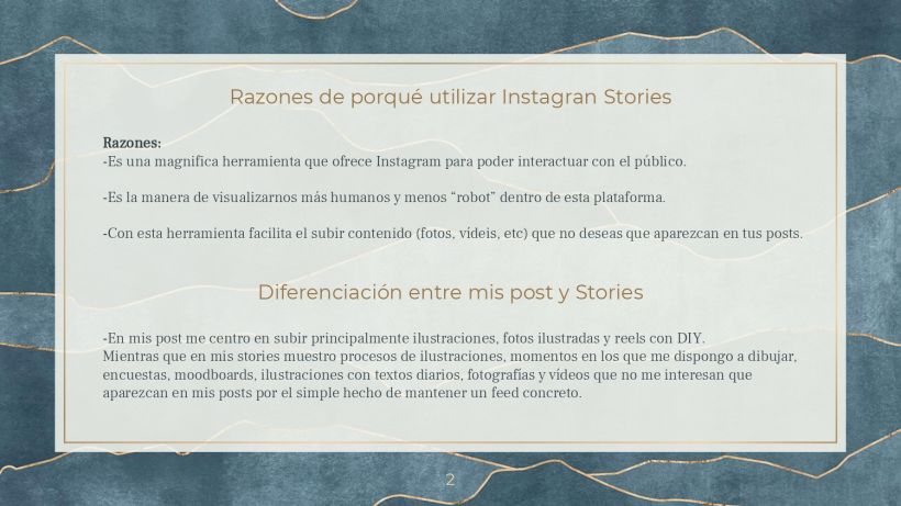 Mi Proyecto del curso: Creación y edición de contenido para Instagram Stories 1