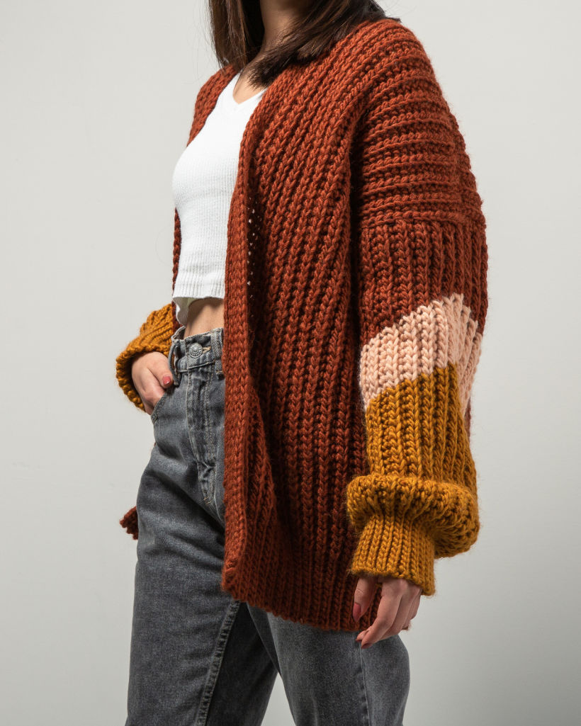 Mi Proyecto del curso: Crochet: crea prendas con una sola aguja -1