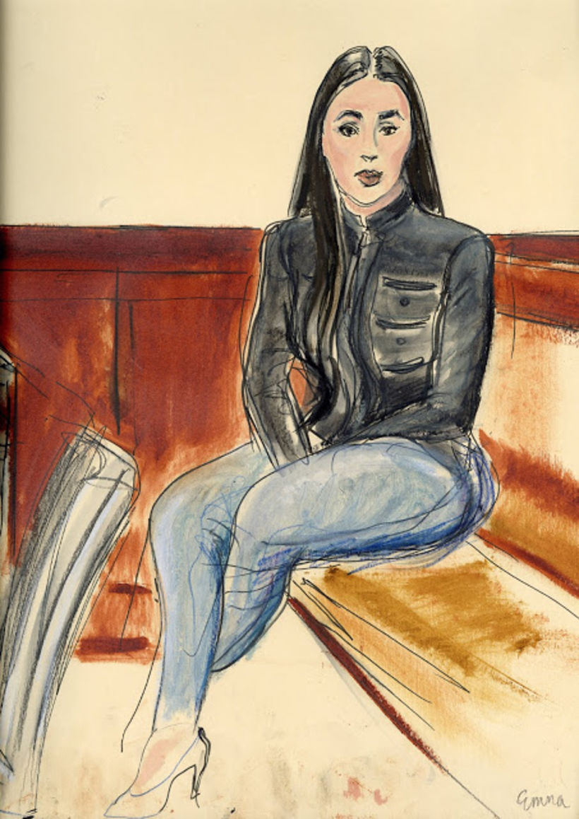 Emma Coronel Aispuro, wife of "El Chapo", by Elizabeth Williams