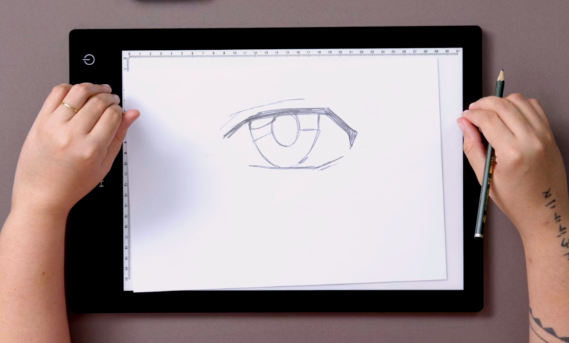 Tutorial: cómo dibujar ojos manga paso a paso 7