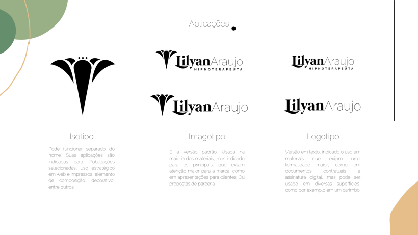 Lilyan Araujo | Identidade Visual e Manual de Marca - Síntese Gráfica 5