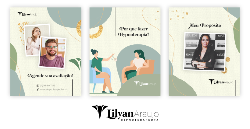 Lilyan Araujo | Identidade Visual e Manual de Marca - Síntese Gráfica 14