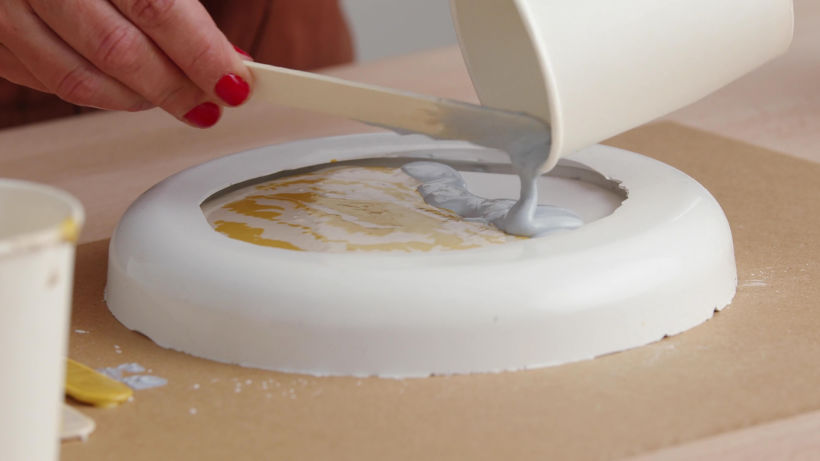 Tutorial Craft: cómo crear el efecto mármol con resina acrílica 8