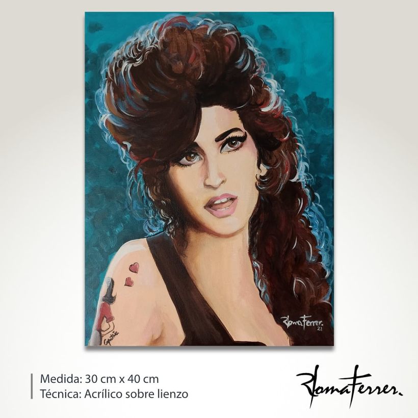 Portrait of Amy Winehouse 0